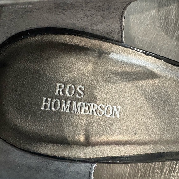Ros Hommerson Black and Silver Heels - Picture 4 of 8